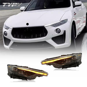 Conjunto de faros delanteros de coche modificado LED DRL faro delantero para Maserati <span class=keywords><strong>Levante</strong></span> 2016-2022 actualización <span class=keywords><strong>2023</strong></span> estilo - Product Image 1