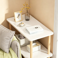 Table d'appoint de canapé, meuble d'appoint créatif, petite table carrée, table de chevet mobile, table basse simple et luxueuse pour petite pièce