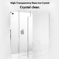 Étui transparent pour tablette en acrylique dur avec cadre en TPU pour iPad Air 5 Mini 6 10.9 pouces 10th 11th Gen Case Cover