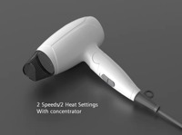 Sèche-cheveux à moteur DC haute puissance, sèche-cheveux professionnel de salon avec embout diffuseur, sèche-cheveux électrique portable pour usage domestique