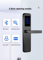 Système de serrure de porte numérique pour hôtel avec logiciel, étanche, en acier inoxydable 304, serrure intelligente à code, serrure de porte numérique RFID