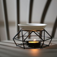 Brûleur d'huile essentielle en céramique scandinave, diffuseur d'arômes pour aromathérapie, décoration d'intérieur