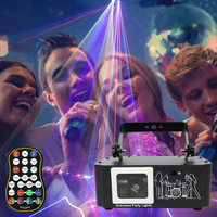 Dernière lumière de fête animée en couleur synchronisation automatique de couleur lumière LED son lumière active laser pour les événements de mariage de boîte de nuit de bar