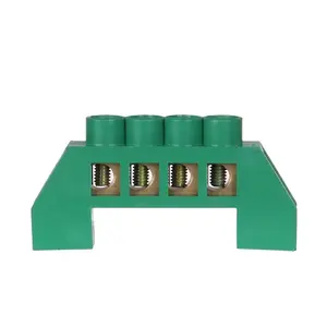 YL-001 whole plastic cover 4 ways earth bar terminal block