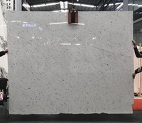 Dalles de granit blanc Victoria Snowflake polies, personnalisées pour les comptoirs de cuisine et les carreaux muraux et de sol, garantie à vie moderne