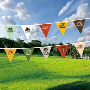 High Quality Customized Club Wedding <b>Birthday</b> Party Shopping Mall Webbing Connected Flag Background Decoration Flag <b>Banner</b> - Product Image 4