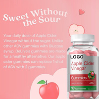 Gummies de Vinaigre de Cidre de Pomme 100% Pur à Marque Blanche (OEM & ODM) pour une Digestion Saine, Vitamines C - Déconseillé aux Adolescents et Femmes Enceintes