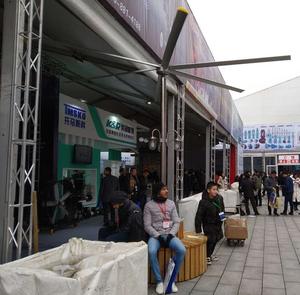 Ventilateur vertical de 12 pieds avec base en <span class=keywords><strong>bois</strong></span> et ventilateur vertical léger - Product Image 2