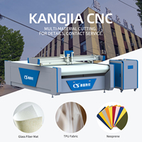 Machine de découpe CNC pour la fabrication de joints en caoutchouc industriel, dispositif de découpe rapide pour la transformation de tapis antidérapants en caoutchouc