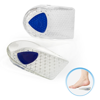 Coussinets en gel pour talons, amortissants, antidérapants, coussinets en gel pour fasciite plantaire, inserts pour talonnettes et soulagement de la douleur au talon