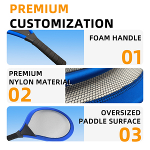 Juguete Deportivo <span class=keywords><strong>para</strong></span> Niños, Raqueta <span class=keywords><strong>de</strong></span> Bádminton y <span class=keywords><strong>Tenis</strong></span> <span class=keywords><strong>para</strong></span> <span class=keywords><strong>Piscina</strong></span>, Playa y Fiestas al Aire Libre, 68x36.5cm, con 2 Raquetas, 3 Pelotas y Bolsa <span class=keywords><strong>de</strong></span> <span class=keywords><strong>Red</strong></span>, Gran Venta - Product Image 3