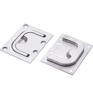 Maniglia a scomparsa per sollevamento, in acciaio inossidabile 316 di grado marino, per portelli di barche, maniglia a scomparsa per sollevamento, maniglia ad anello a filo per barche - Product Image 1