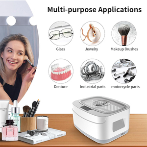 Nouveau Durable <span class=keywords><strong>bricolage</strong></span> intelligent ultrasons dents bijoux nettoyant haute capacité ultrasons impulsion nettoyant OEM ménage dents nettoyant - Product Image 4