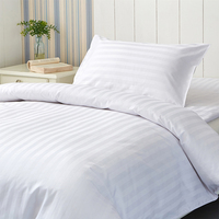 Ensemble de draps de lit de luxe en bambou teints 1800 de taille Queen Size lot de literie en feuilles de bambou blanc de luxe 300TC lot de literie en gros d'usine