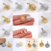 Summer Beach Travel Hawaiian Hawaii Surfer Lovers 18K Plaqué or Acier inoxydable Sea Ocean Wave Pendentif Collier Bijoux