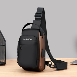 Bolsos de Pecho Lvteng para Hombre, Deportivos, Casuales, con Logotipo Grande, para Correr, Impermeables, Antirrobo, con Cierre, Resistentes al Desgaste - Product Image 1