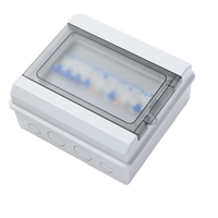 Boîtier de distribution extérieur étanche en plastique QHECO série AT, montage sur panneau, 200A 220V/380V, certifié CCC ISO 9001