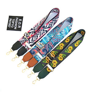 กระเป๋าสะพายหลังแฟชั่นพิมพ์ลาย,กระเป๋าสะพายไหล่แบบปรับได้ลายดอกทานตะวันสีรุ้งสายคาดยาว - Product Image 3