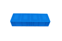 EU41222 1200*400*230mm Caisse de stockage en plastique solide robuste pour entrepôt, grande boîte logistique personnalisable avec poignée