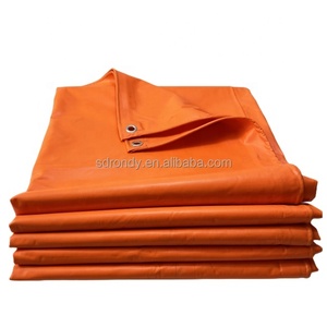 <span class=keywords><strong>Bâche</strong></span> pour soudage en fibre de verre enduite ignifuge PVC 6x8m Sac Autre tissu tissé imperméable pour voiture Orange 2m - Product Image 6