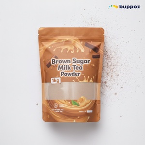 ผงชานมน้ำตาลทรายแดง 1 กก. บรรจุถุง ฮาลาล HACCP สำหรับร้านชานมไข่มุก ขายส่ง - Product Image 3