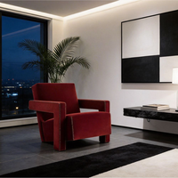 Fauteuil en velours de style minimaliste italien, mobilier écologique pour salon, balcon, chambre à coucher