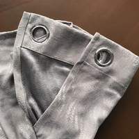 Rideaux occultants 100 % polyester pour hôtels et maisons, design jacquard tissé plat pour usage domestique et hospitalier