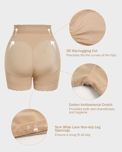 Shorts taille haute sculptants et liftants pour femmes, style colombien, pour un effet galbe et un lifting des fesses - Product Image 4