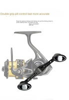 A1 bobine métallique Surf Bass Rock Boat Fishing Wheel 5.2:1 Sea & River Surf Reel avec 10KG Max Drag pour la pêche au lac et au ruisseau