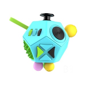 Cubo Mágico, Juguete Antiestrés para Autismo, 12 Caras, Plástico Ecológico, Juego Creativo - Product Image 6