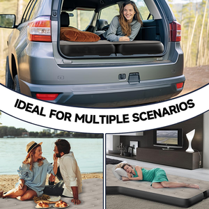 Pompe électrique de lit de voiture gonflable de surface de flocage de fond d'Oxford extra-épais de matelas d'air de <span class=keywords><strong>camping</strong></span> moderne pour le coffre arrière portatif - Product Image 5