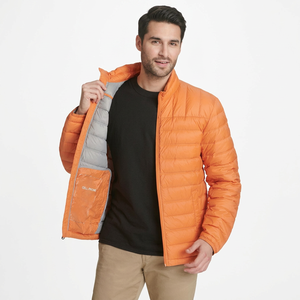 Custom <b>Winter</b> Streetwear <b>Waterproof</b> Plus Sized <b>Men</b> Puffer <b>Jacket</b> Stand Collar Latest Design <b>Men</b> Puffer <b>Jacket</b> - Product Image 1
