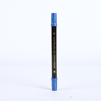 Vente d'usine – Stylos métalliques comestibles double pointe ronde pour décoration de gâteaux, encre permanente 6 mm, largeur d'écriture