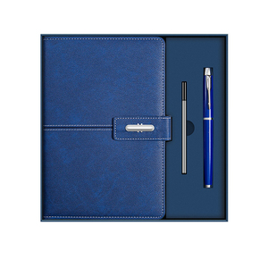 A5 Business Pu Leather Notebook Enterprise Business Gift Set Office Vacuum <b>Cup</b> Notepad Flash Drive Enterprise Annual Meeting Set - Product Image 2