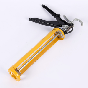 Pistola de Pegamento de Doble Columna, Pistola de Pegamento con Estructura Giratoria, Pistola de Pegamento Tipo Semicilíndrica, Pistola de Pegamento Manual para Vidrio que Ahorra Esfuerzo - Product Image 1