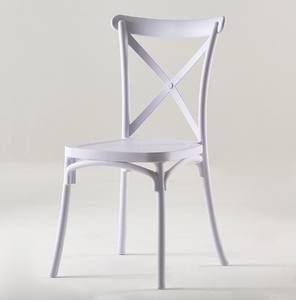 Modern Monoblock <b>White</b> Kitchen PP Sillas Stackable Event Plastic Restaurant Dining <b>Chairs</b> - Product Image 3