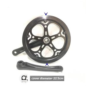 KEPIN коленчатый рычаг из алюминиевого сплава, двойная крышка, коленчатый рычаг 170 мм, звездочка, 52T, складной велосипедный коленчатый механизм - Product Image 2