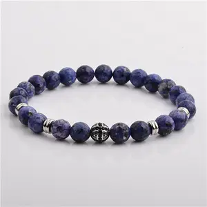 Hot Koop Sieraden Rvs Crystal Ball Speciale Mooie Edelsteen Kraal Armbanden