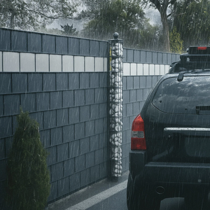 Bande de protection de vue en gros, ruban <span class=keywords><strong>PVC</strong></span> imperméable, bâche de clôture pour le marché allemand - Product Image 6