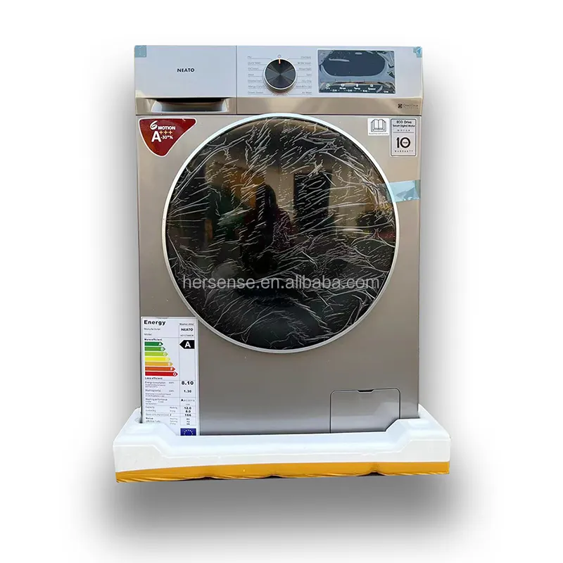 LG 12Kg 자동 프론트 로드 세탁기 건조기 콤보 세탁 세탁기 건조기상업용 셀프 서비스 의류 건조기