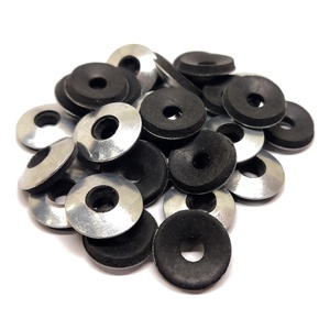 <span class=keywords><strong>Rondelle</strong></span> d'étanchéité en caoutchouc EPDM noir gris collée - Product Image 3