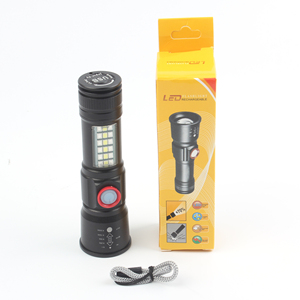 Nhà Sản Xuất Đa Chức Năng Hợp Kim Nhôm Có Thể Thu Vào Đầu Loại-C Cắm Trại COB Đèn Pin <span class=keywords><strong>Torch</strong></span> Ánh Sáng Đèn Pin - Product Image 3