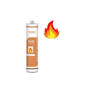 Fire One Component Acrylic Adhesive Sealant White Paste for Connection Joints and Cable Perforation Areas in Construction