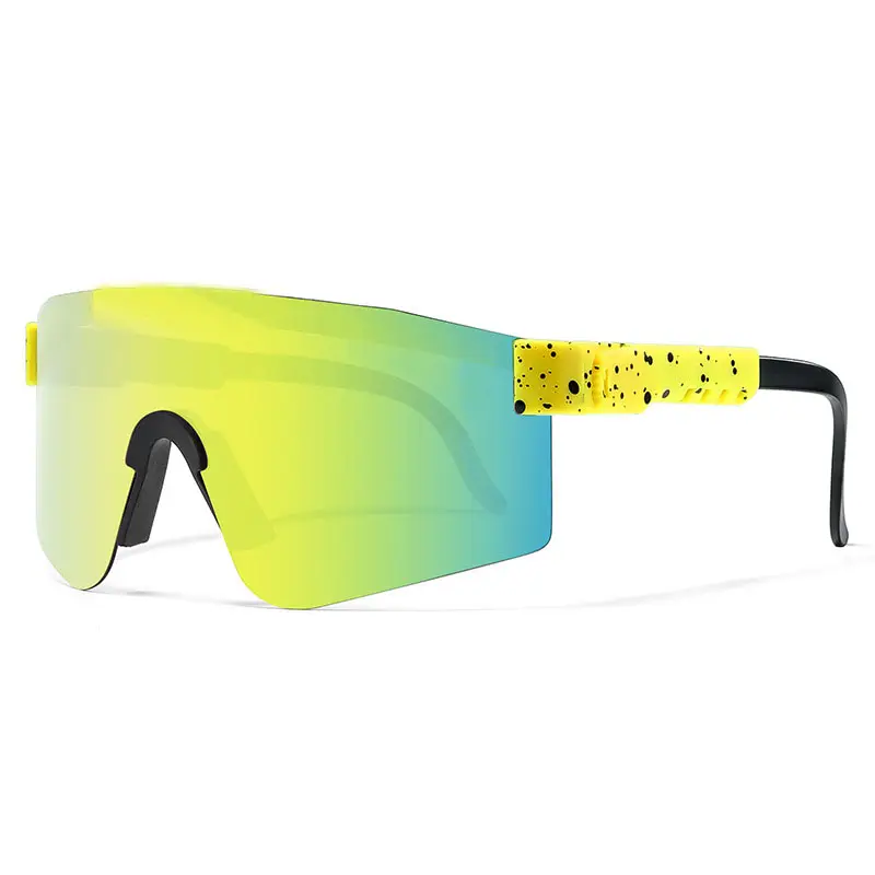 نظارات شمسية مصممة UV400 نظارات دراجة كبيرة الحجم للرجال والنساء نظارات شمسية رياضية خارجية