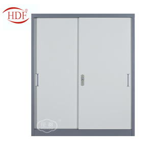 Kim loại gấp đồ nội thất 2 nhỏ cửa trượt công cụ lưu trữ thép tủ hồ sơ với khóa cơ chế - Product Image 2