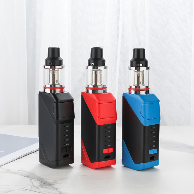 Электронная сигарета vape 2020 box mod kit 2200mAh регулируемые ваттные устройства 100w e cigarette