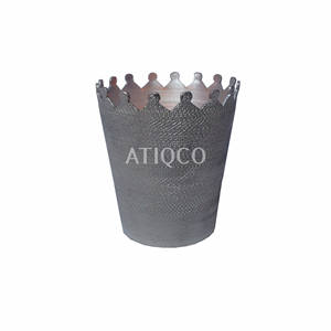 Meilleure vente Style moderne en métal argenté support votif Unique élégant décoration de la maison en gros en aluminium bocaux à bougies et lanternes - Product Image 4