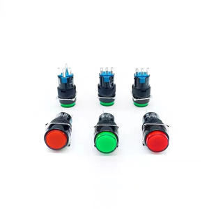 High Quality LA16 Series 16mm Pushbutton Switch Momentary Operation IP65 Brass/Stainless Steel Material Low Price - Product Image 1