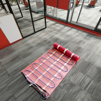 Tapis chauffant électrique à profil mince 100W/m² pour rénovation et modernisation d'appartements et d'hôtels, installation facile