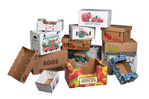 Bandeja <span class=keywords><strong>de</strong></span> Papel Decorativa Personalizada con Logotipo Impreso para Empacar Verduras, <span class=keywords><strong>Tomates</strong></span> Cherry y Frutas Frescas - Product Image 4
